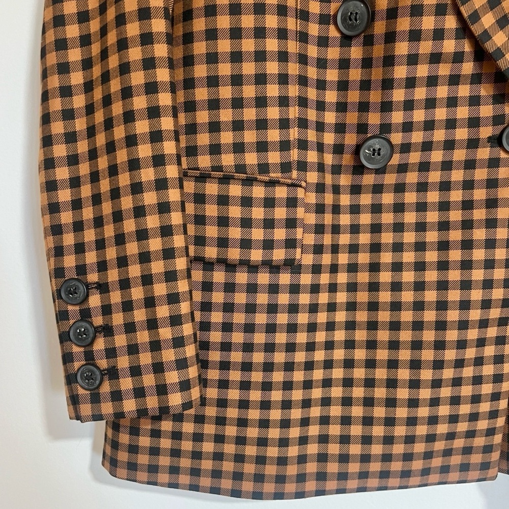 NWOT Free People Ashby Gingham Checkered Blazer - Picture 7 of 13